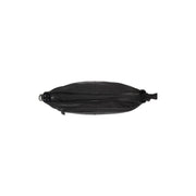 Black Leather Shoulder Bag Astero, detail view 3