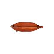 Cognac Leather Shoulder Bag Astero, detail view 3