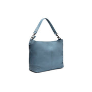 Sky Blue Leather Shoulder Bag Astero, detail view 5