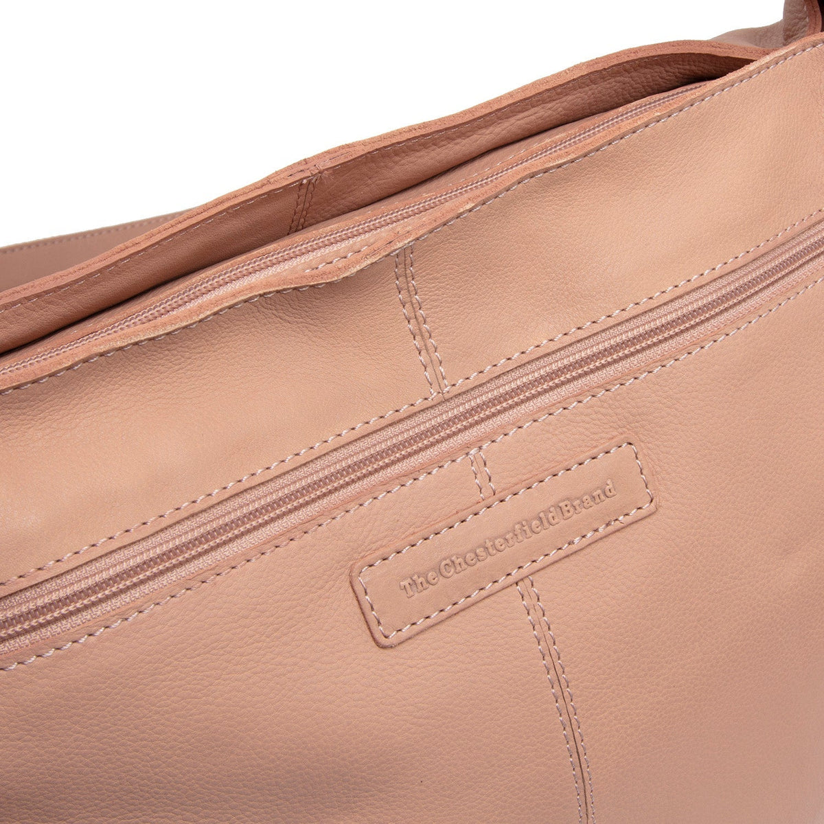 Vintage Rose Leather Shoulder Bag Astero, detail view 3