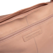 Vintage Rose Leather Shoulder Bag Astero, detail view 3