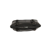 Black Leather Shoulder Bag Belgrado, product view 3