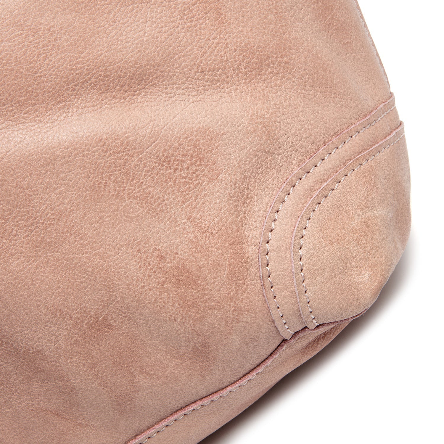 Vintage Rose Leather Shoulder Bag Bolivia, detail view 3