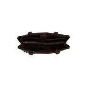 Brown Leather Shoulder Bag Branson, detail view 1
