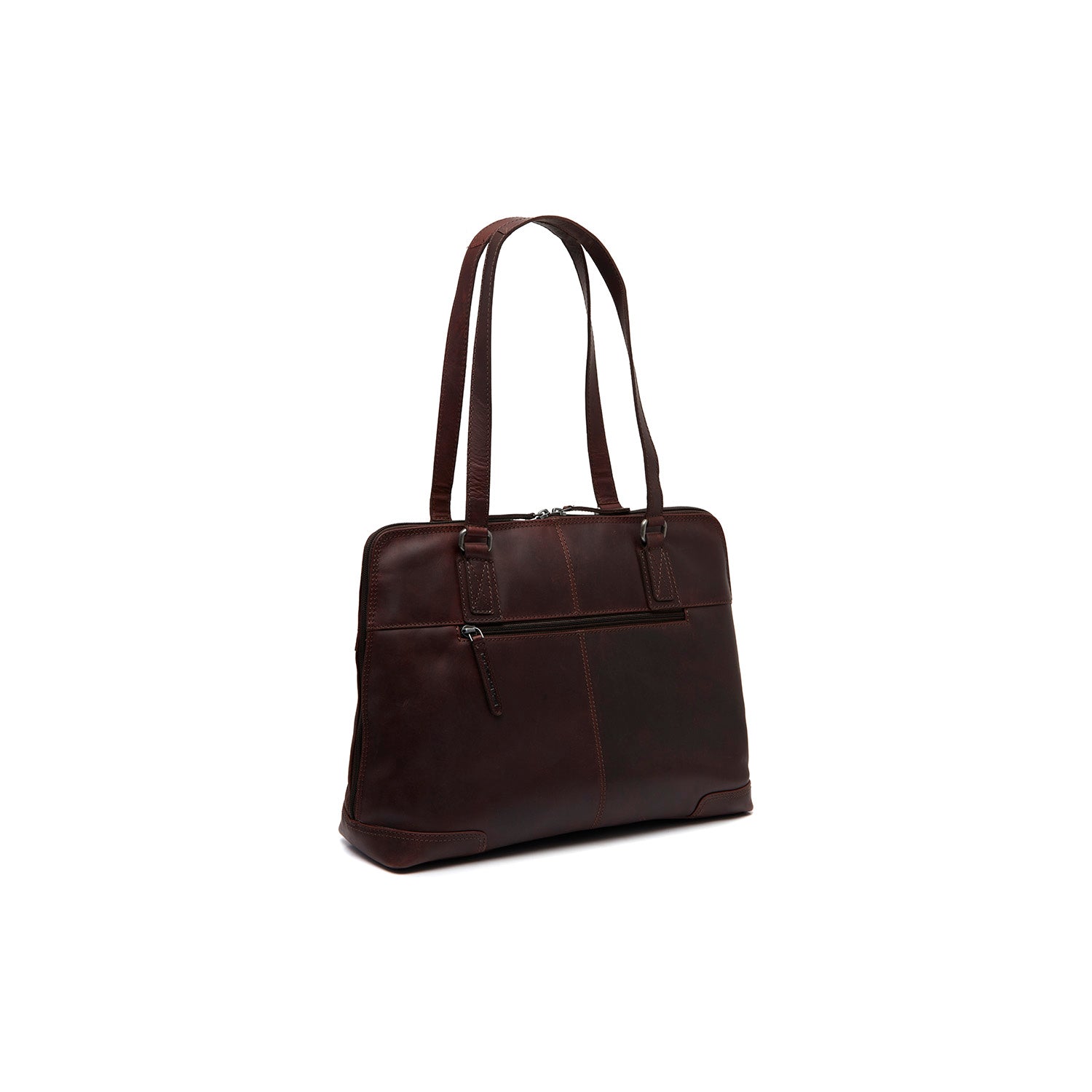 Brown Leather Shoulder Bag Branson, detail view 4