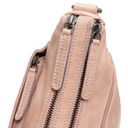 Vintage Rose Leather Shoulder Bag Caroline, detail view 3