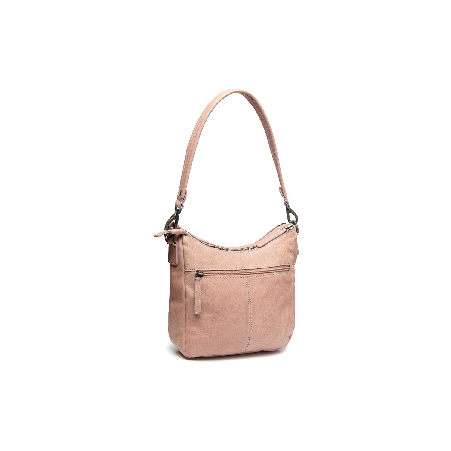 Vintage Rose Leather Shoulder Bag Caroline, detail view 4