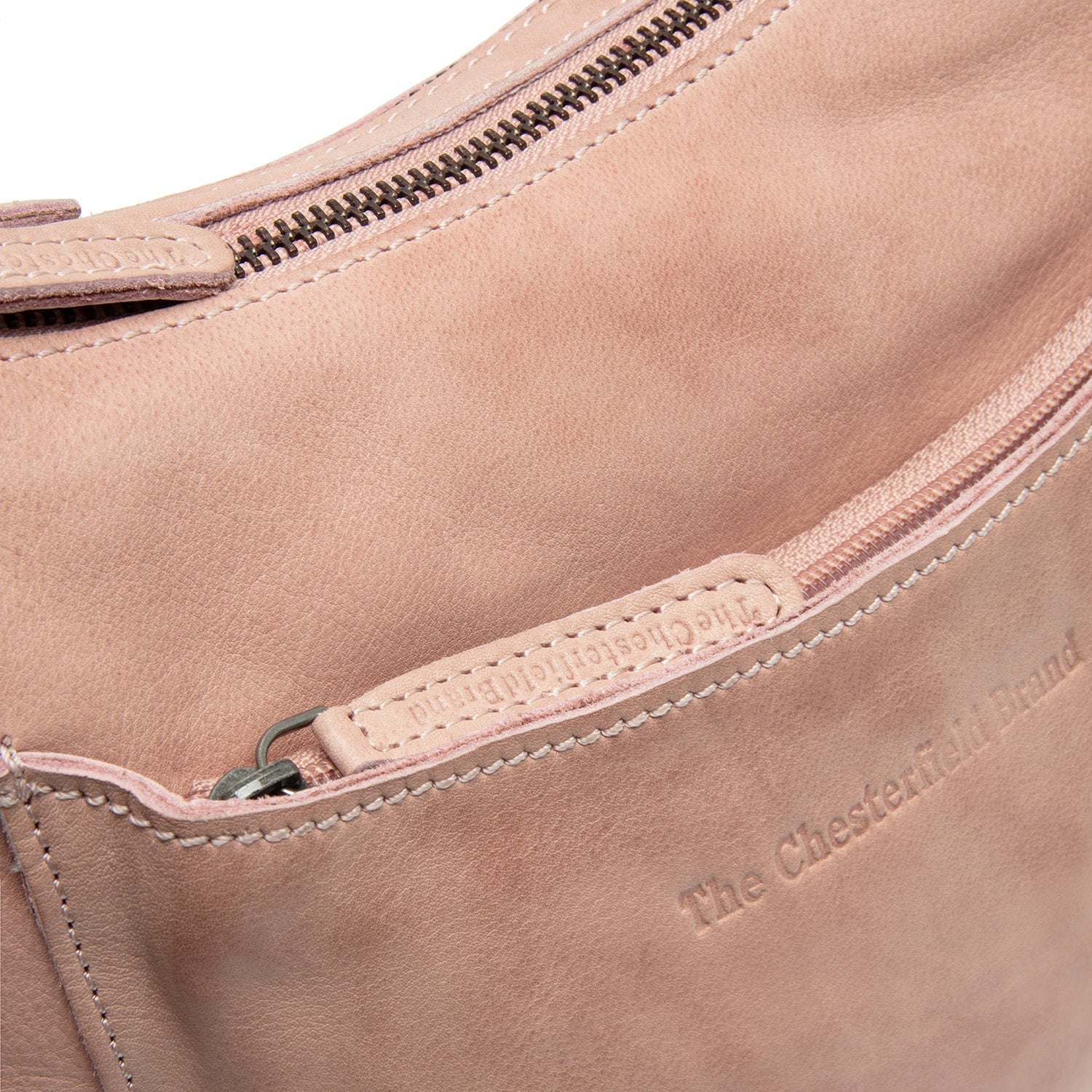 Vintage Rose Leather Shoulder Bag Caroline, product view 2