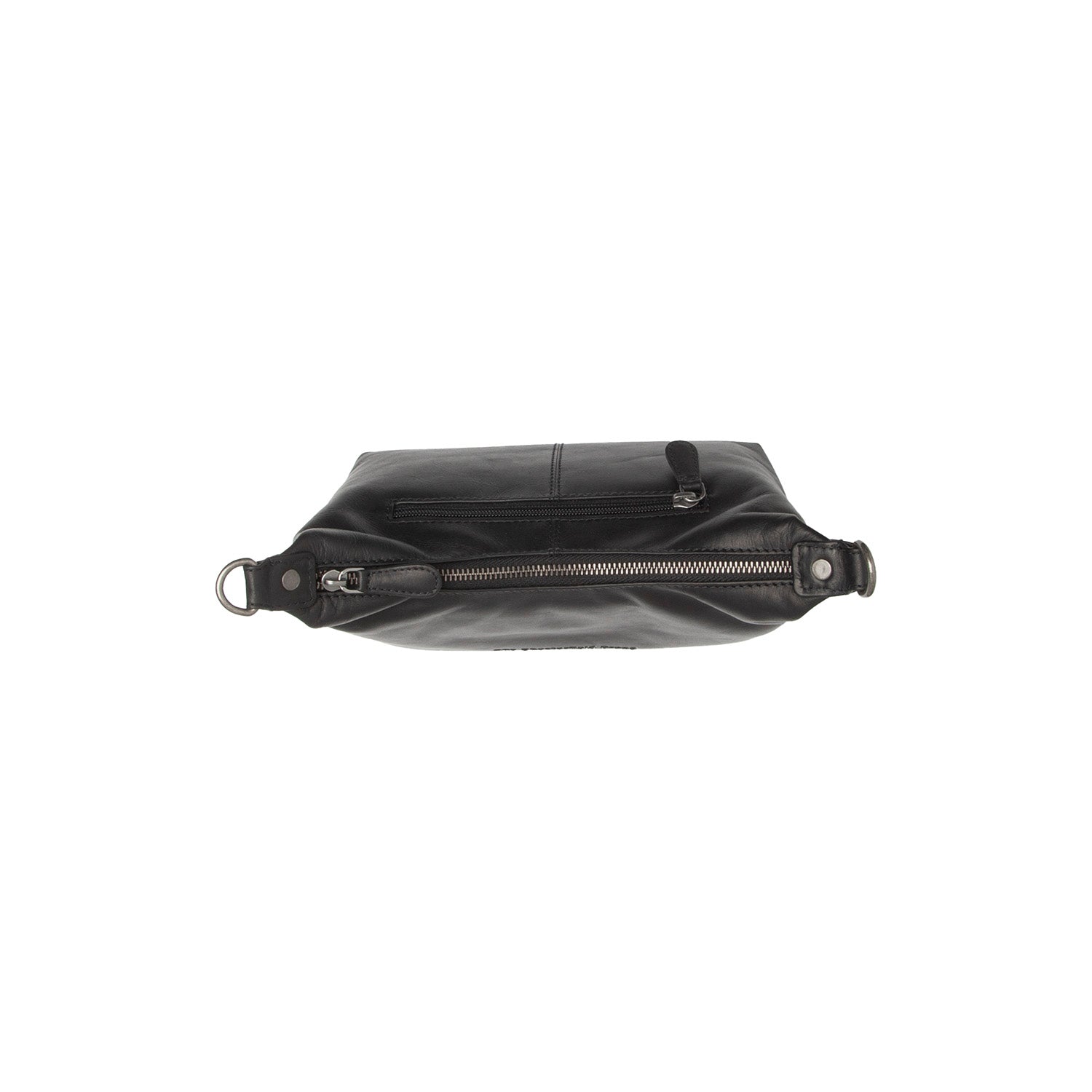 Black Leather Shoulder Bag Christie, detail view 1