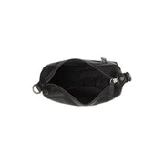 Black Leather Shoulder Bag Christie, detail view 3
