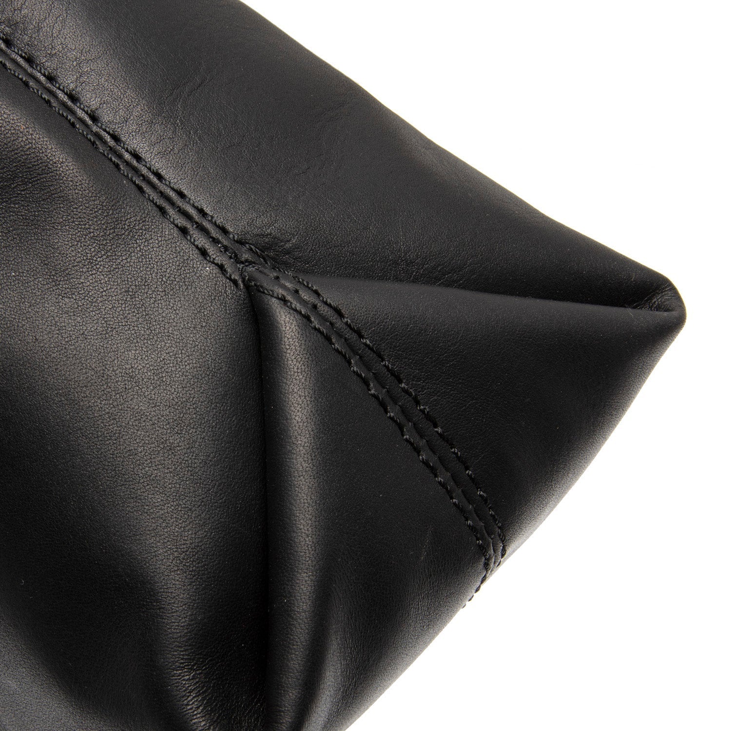 Black Leather Shoulder Bag Christie, detail view 4