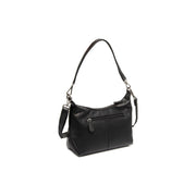 Black Leather Shoulder Bag Christie, detail view 5