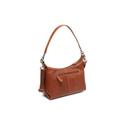 Cognac Leather Shoulder Bag Christie, detail view 6