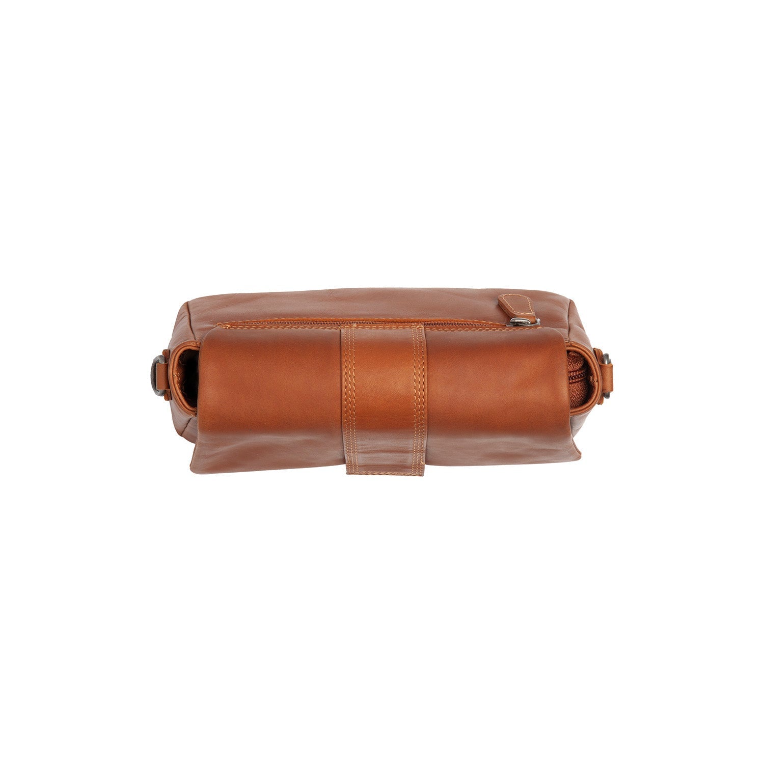 Cognac Leather Shoulder Bag Clifden, detail view 1