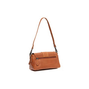 Cognac Leather Shoulder Bag Clifden, detail view 5