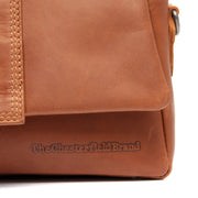 Cognac Leather Shoulder Bag Clifden, product view 3