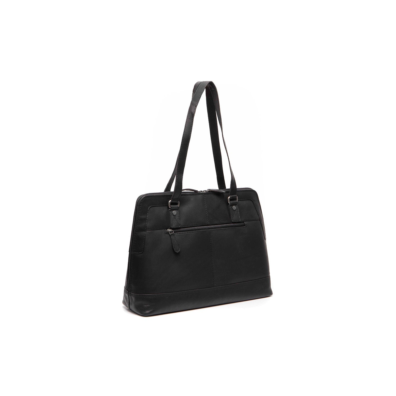 Black Leather Shoulder Bag Elvar, detail view 4
