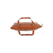 Cognac Leather Shoulder Bag Elvar, product view 3
