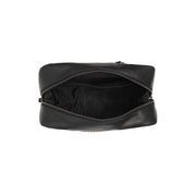 Black Leather Shoulder Bag Fenno, detail view 3