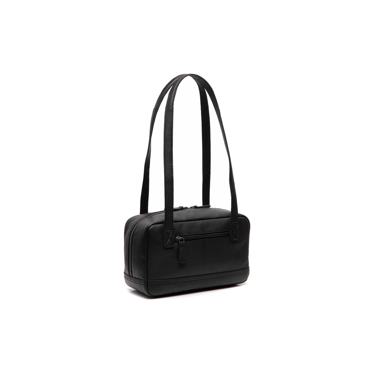 Black Leather Shoulder Bag Fenno, detail view 4