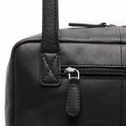 Black Leather Shoulder Bag Fenno, product view 3