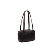 Brown Leather Shoulder Bag Fenno, detail view 4
