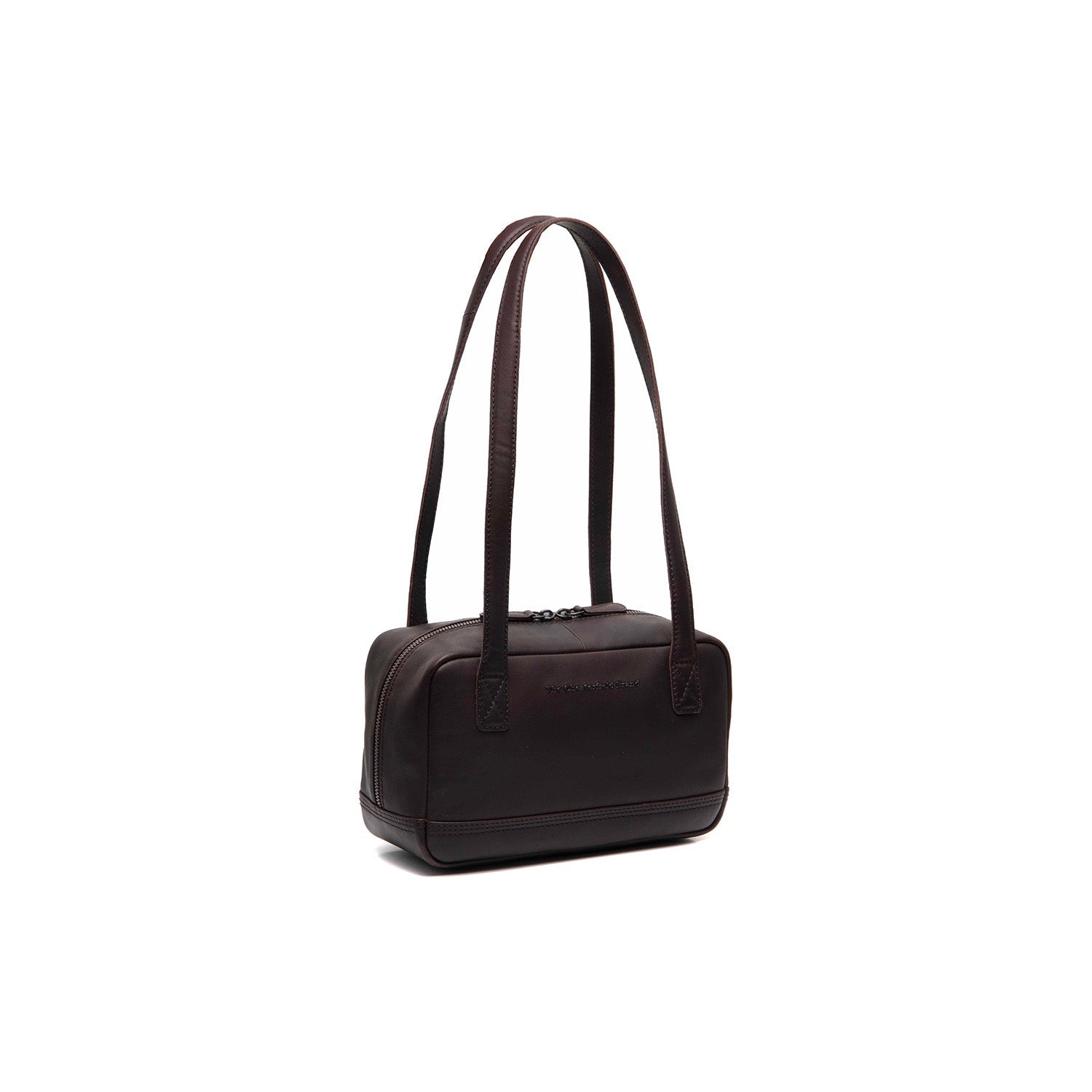 Brown Leather Shoulder Bag Fenno, front view