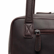 Brown Leather Shoulder Bag Fenno, product view 3