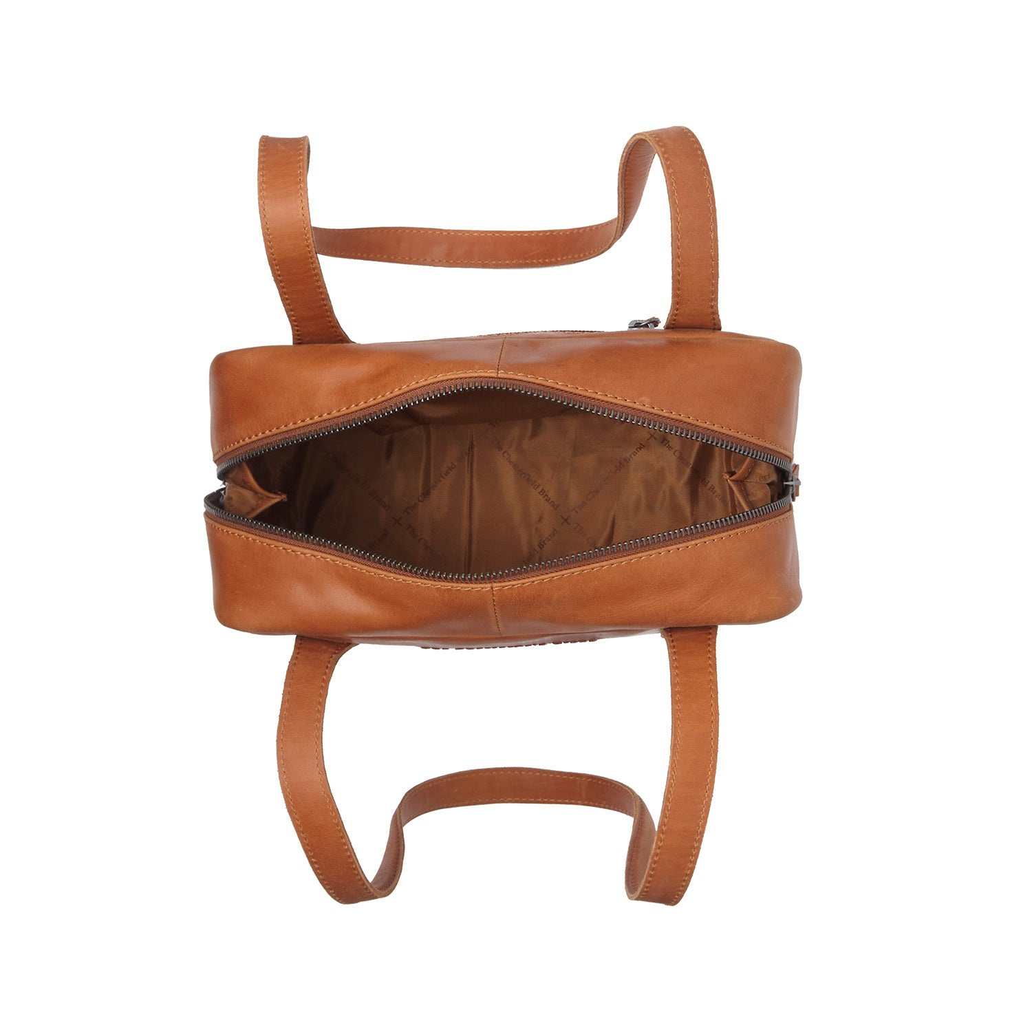 Cognac Leather Shoulder Bag Fenno, detail view 3