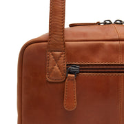 Cognac Leather Shoulder Bag Fenno, product view 3