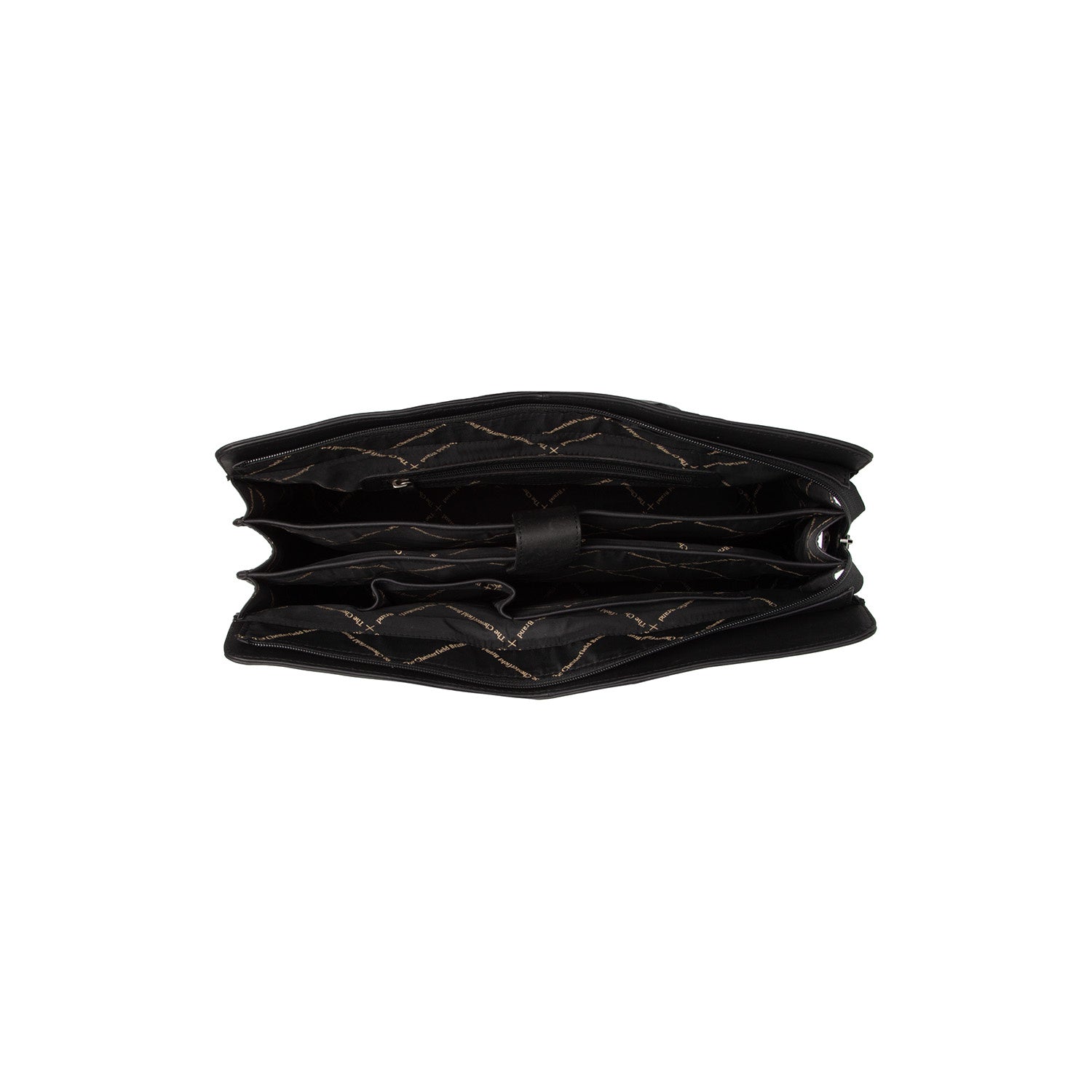 Black Leather Shoulder Bag Fidenza, detail view 1