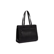 Black Leather Shoulder Bag Fidenza, detail view 5