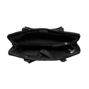 Black Leather Shoulder Bag Flint, product view 2