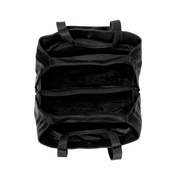 Black Leather Shoulder Bag Gail, detail view 1