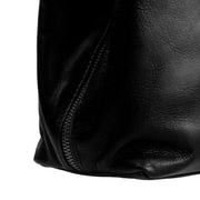 Black Leather Shoulder Bag Gail, detail view 3