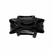 Black Leather Shoulder Bag Gail, detail view 4