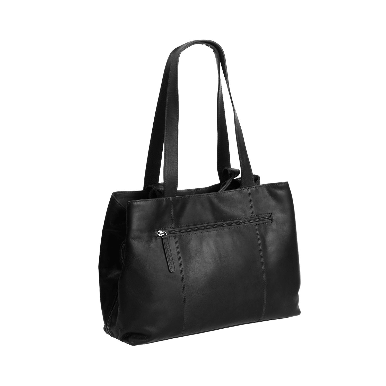 Black Leather Shoulder Bag Gail, detail view 5