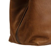 Cognac Leather Shoulder Bag Gail, detail view 3