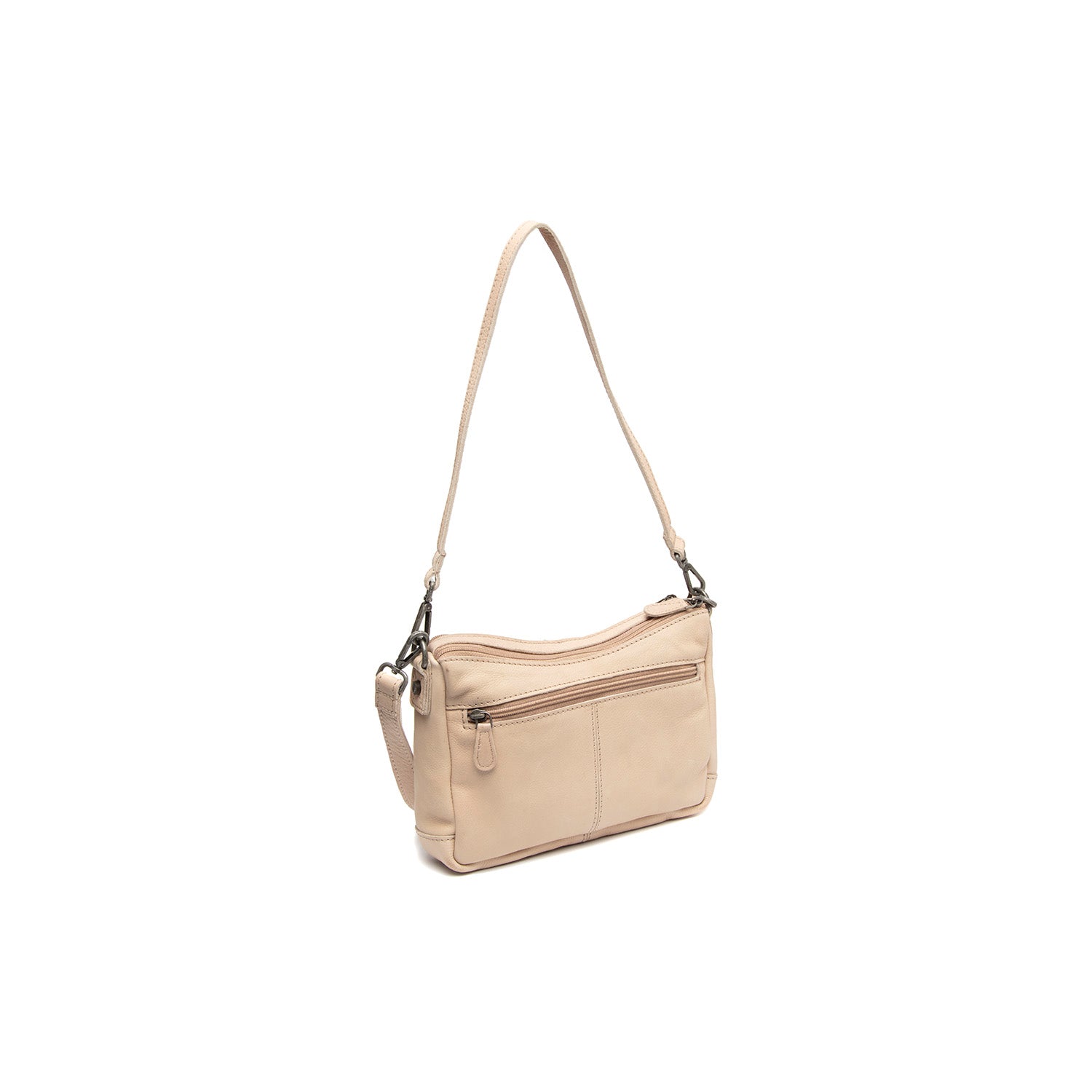 Beige Leather Shoulder Bag Irving, detail view 4