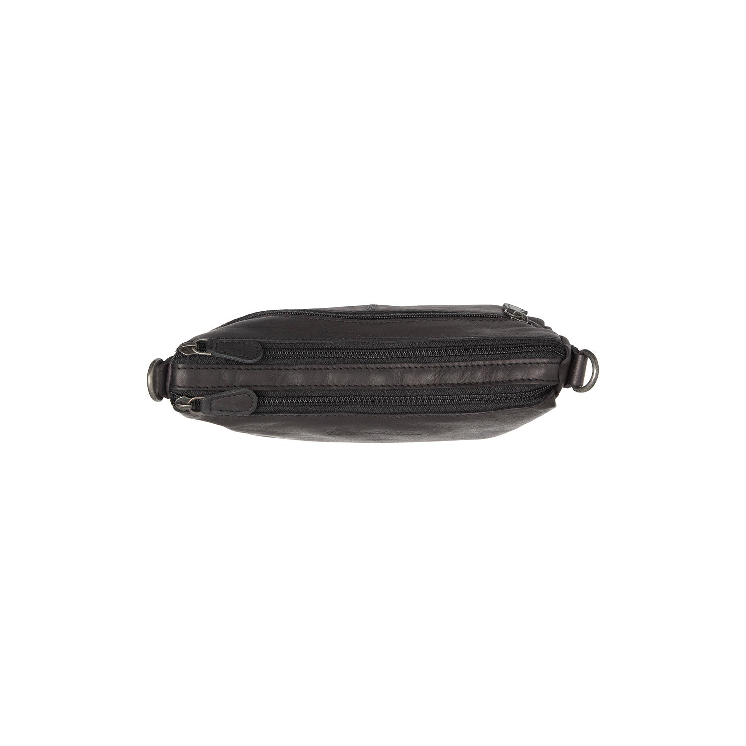 Black Leather Shoulder Bag Irving, product view 3