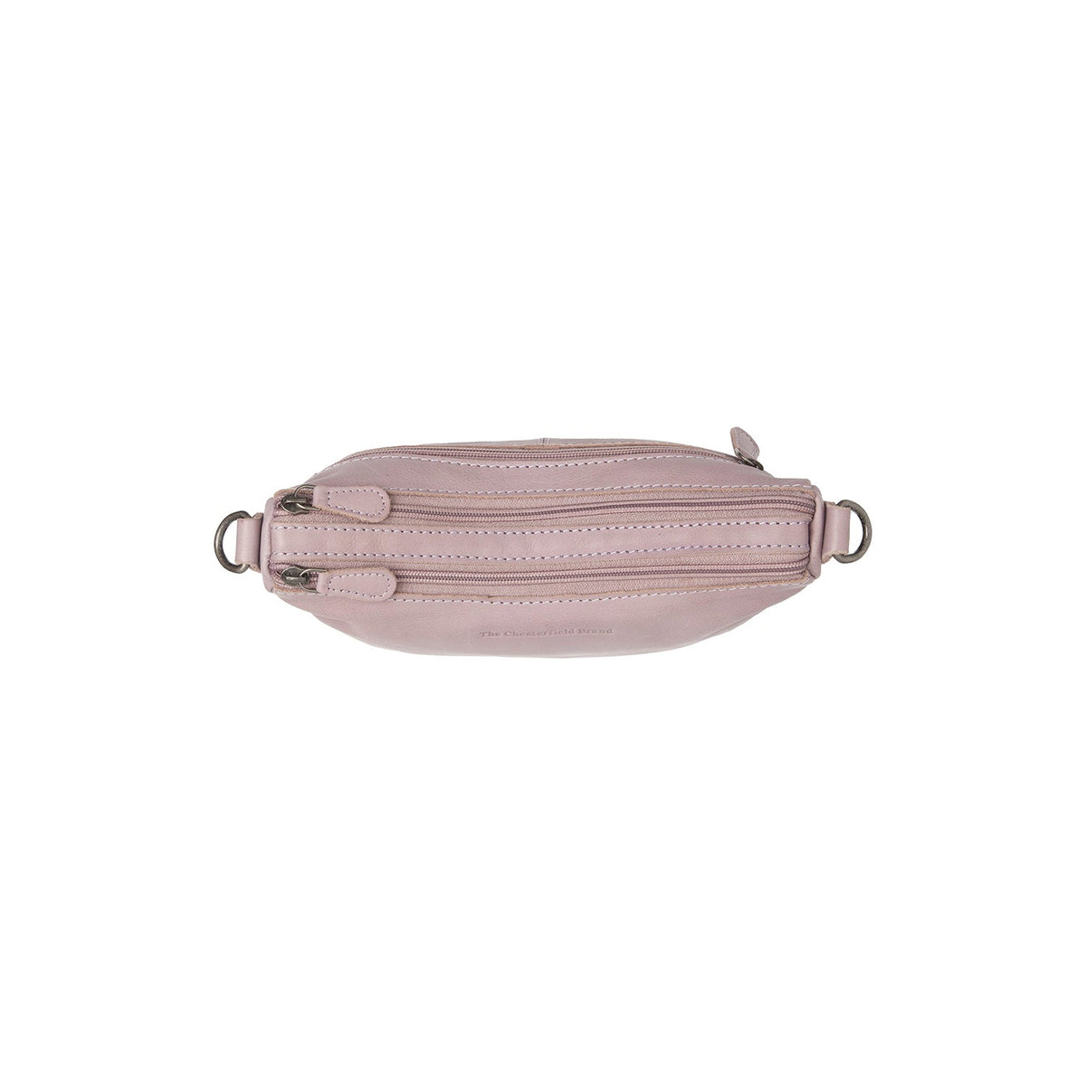 Lavender Lilac Leather Shoulder Bag Irving, detail view 3