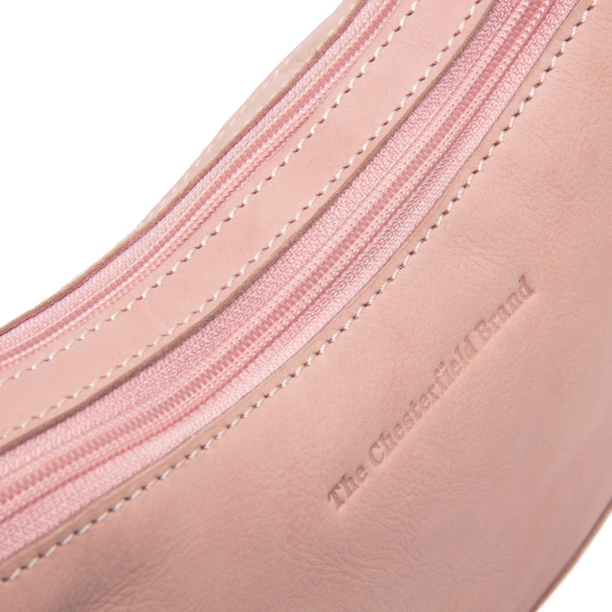 Vintage Rose Leather Shoulder Bag Irving, detail view 1