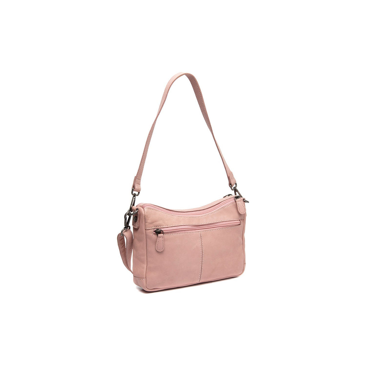 Vintage Rose Leather Shoulder Bag Irving, detail view 6