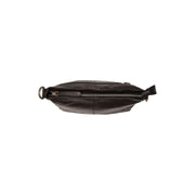Black Leather Shoulder Bag Jen, detail view 3