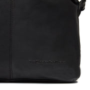 Black Leather Shoulder Bag Jen, product view 2