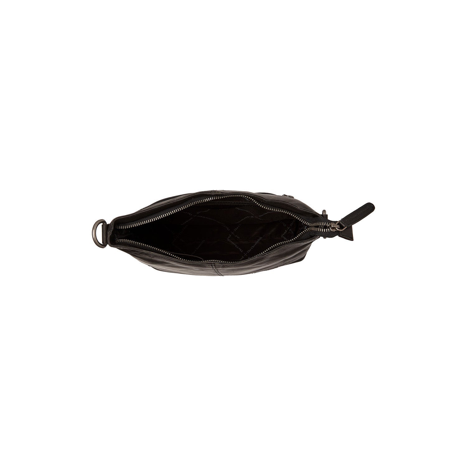 Black Leather Shoulder Bag Jen, product view 3