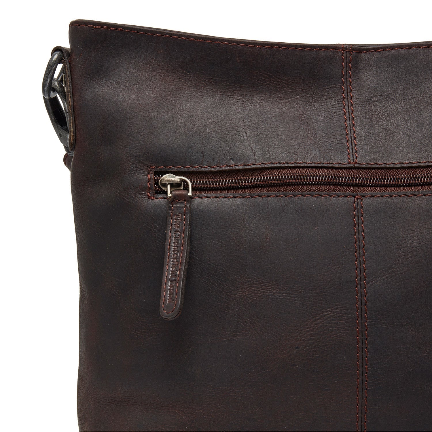 Brown Leather Shoulder Bag Jen, detail view 1