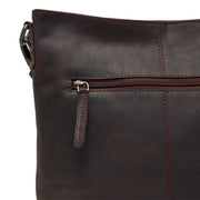 Brown Leather Shoulder Bag Jen, detail view 1