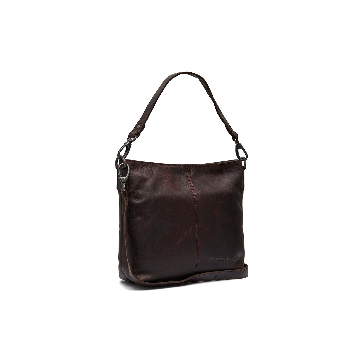 Brown Leather Shoulder Bag Jen, front view