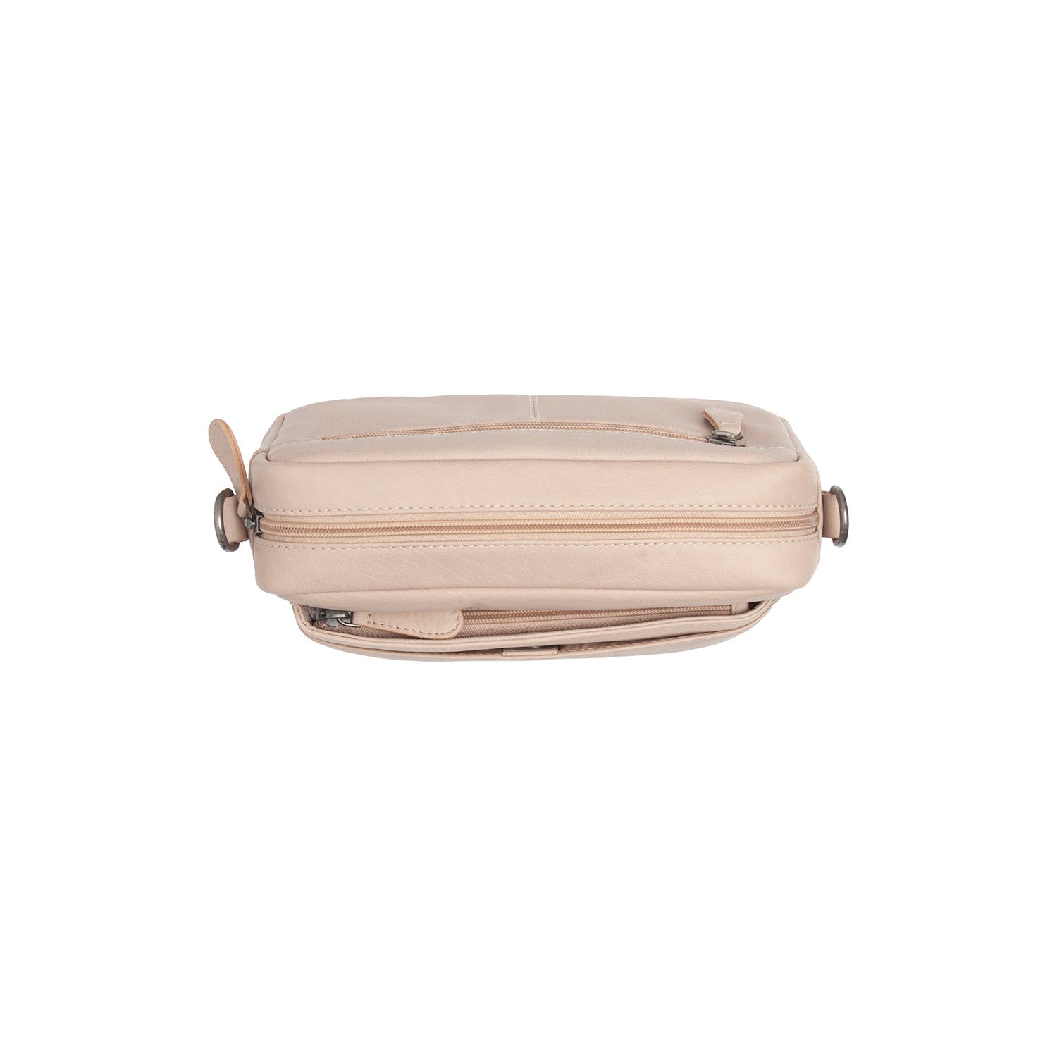 Beige Leather Shoulder Bag Liora, detail view 4